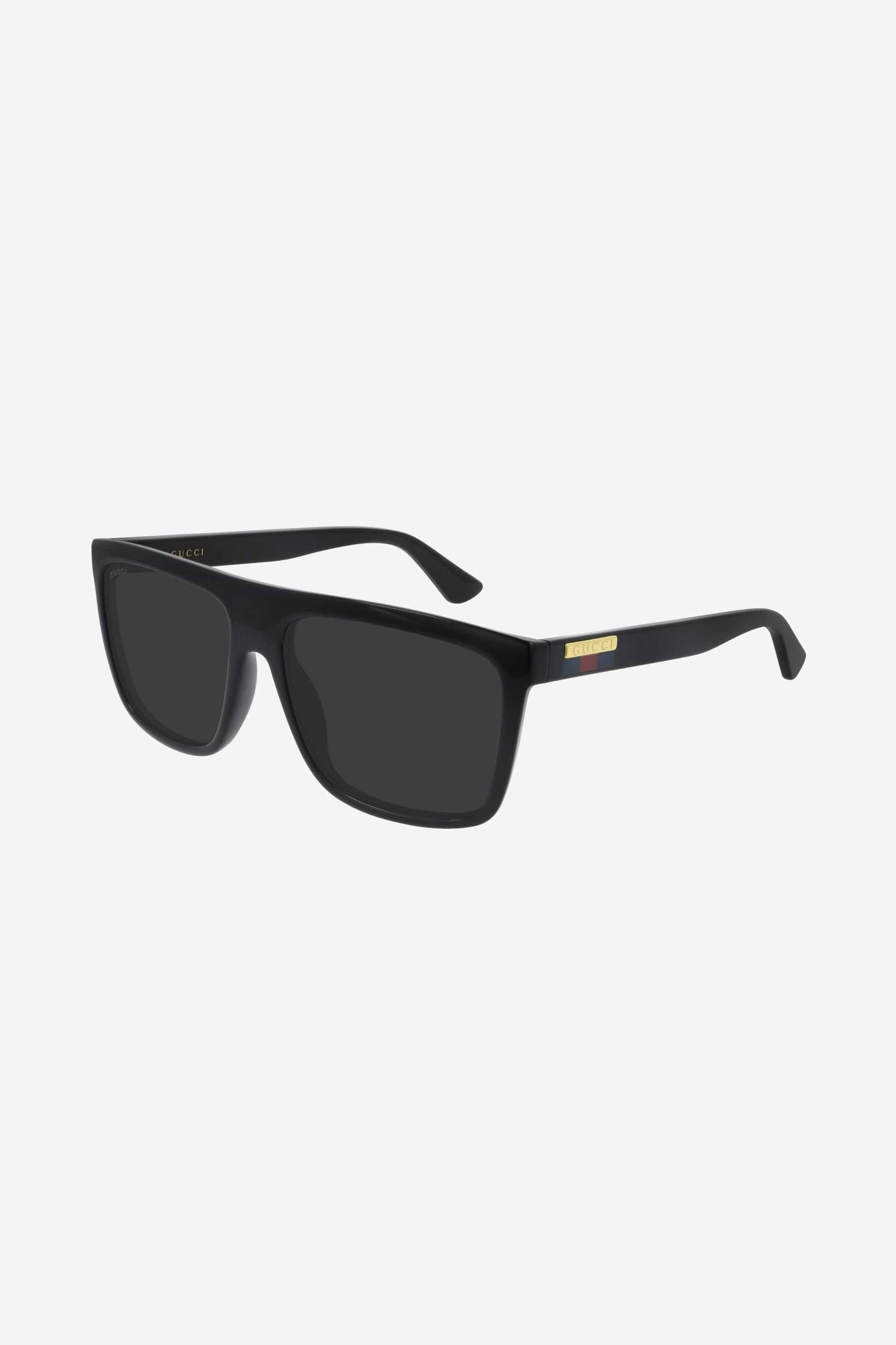 Gucci flat top squared masculine sunglasses