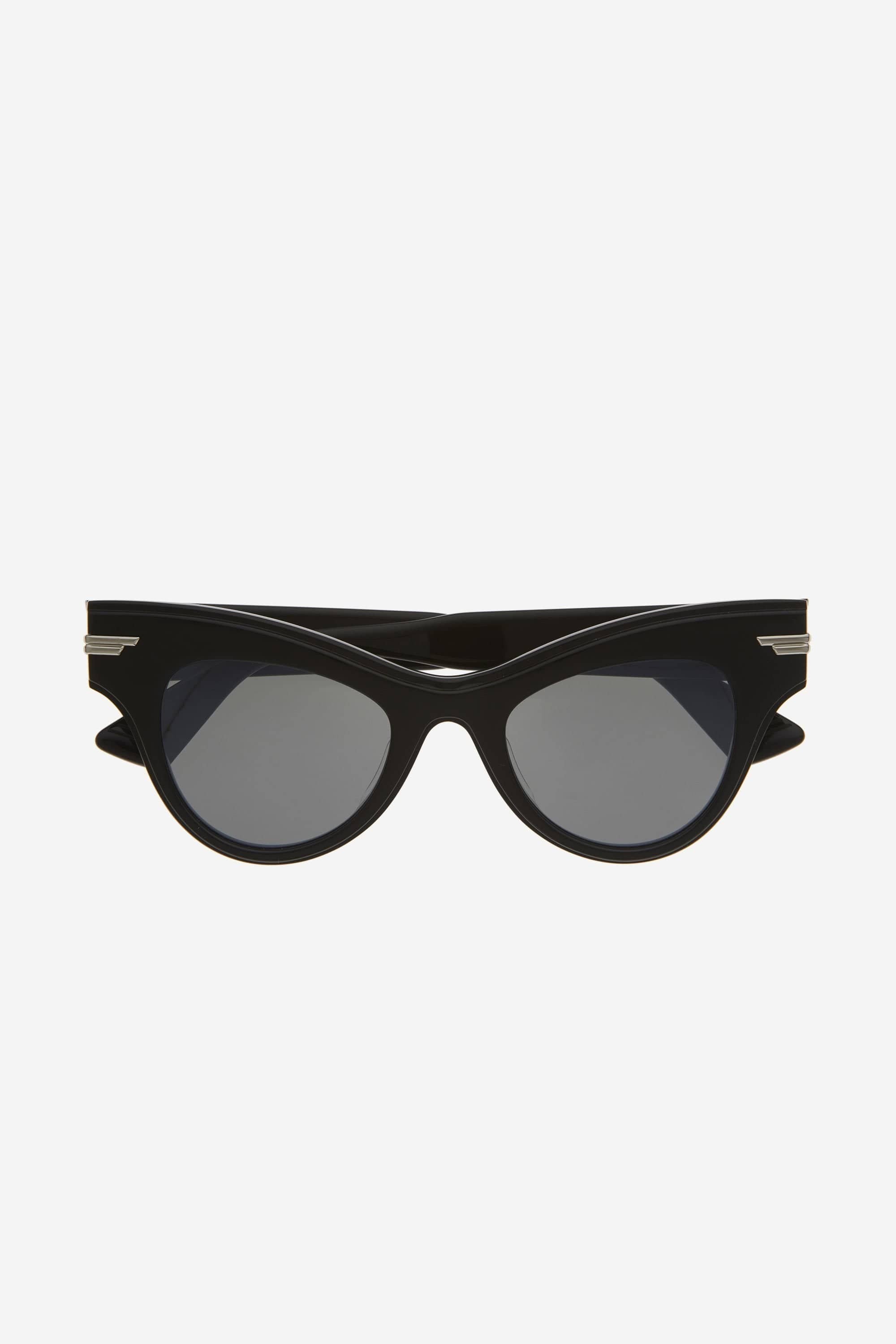 Bottega Veneta black cat eye sunglasses