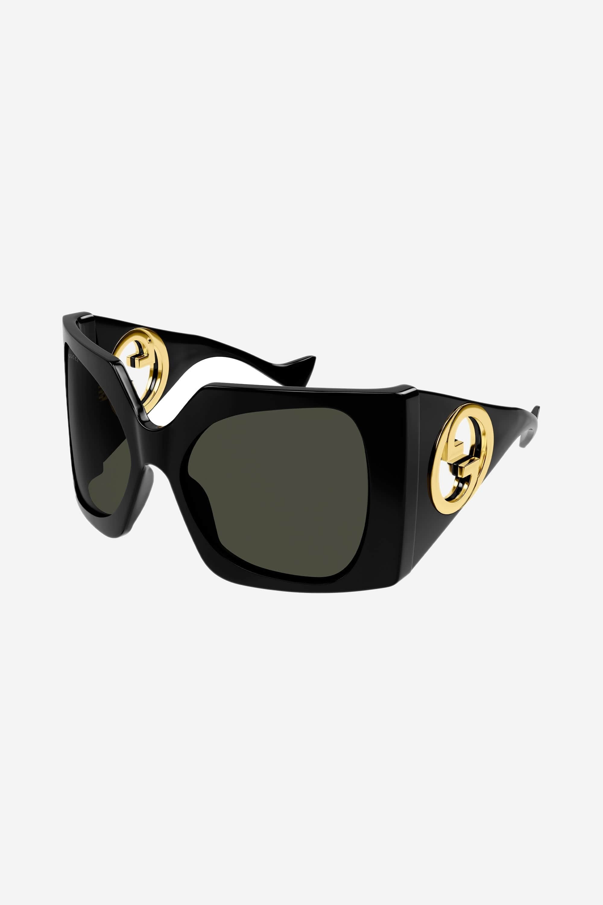 Gucci oversized black butterfly sunglasses