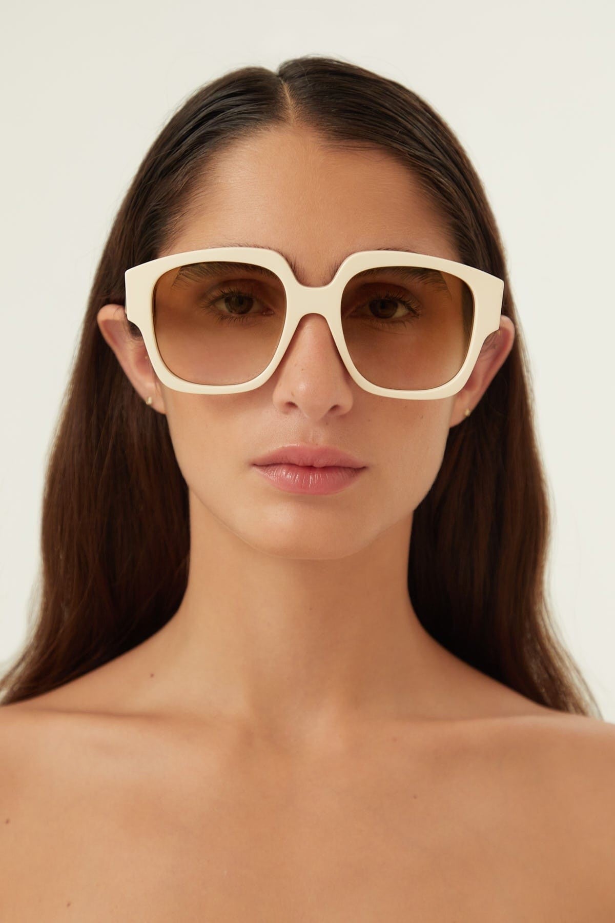 Gucci vintage look ivory sunglasses