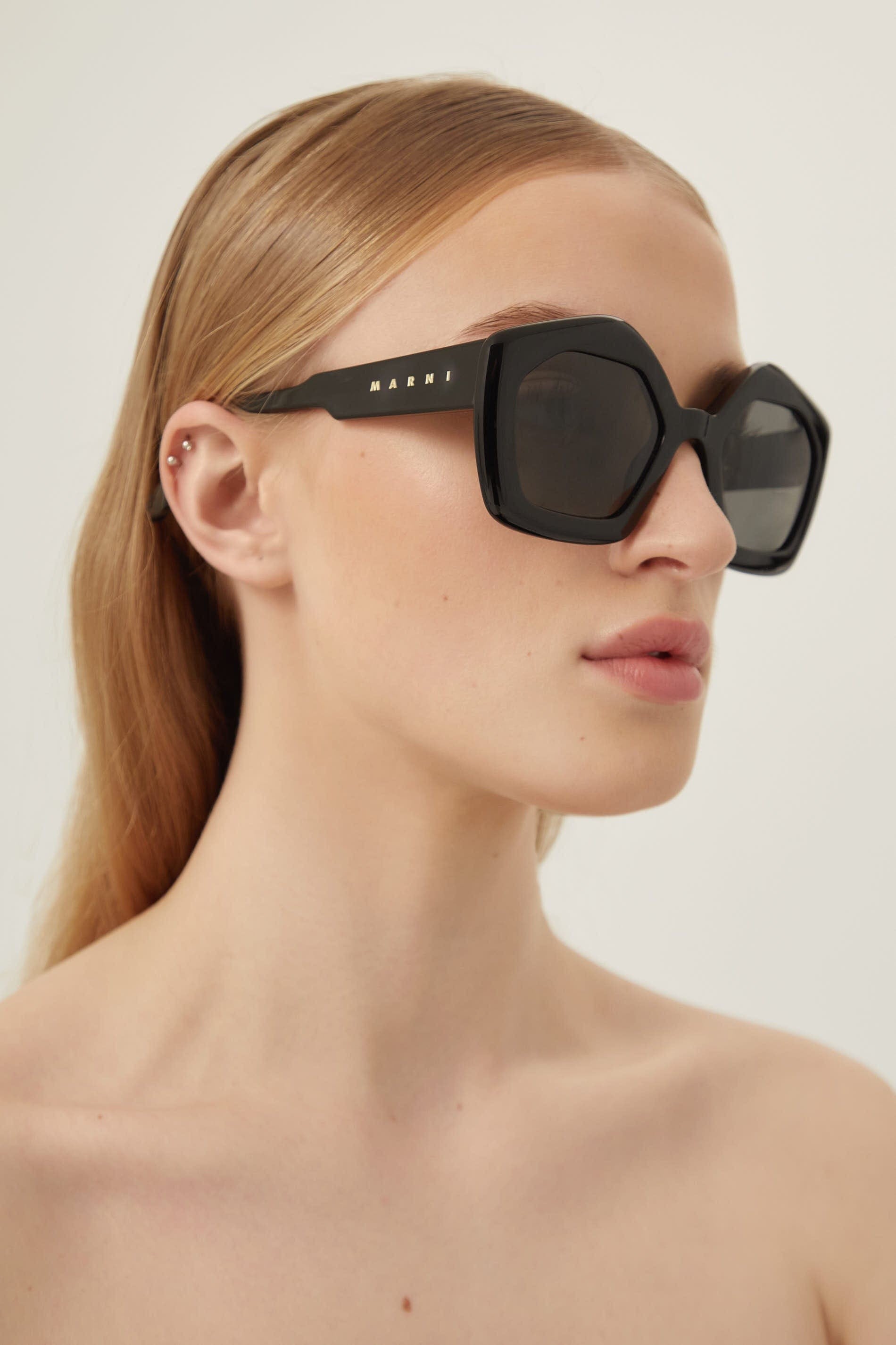 Marni butterfly black sunglasses