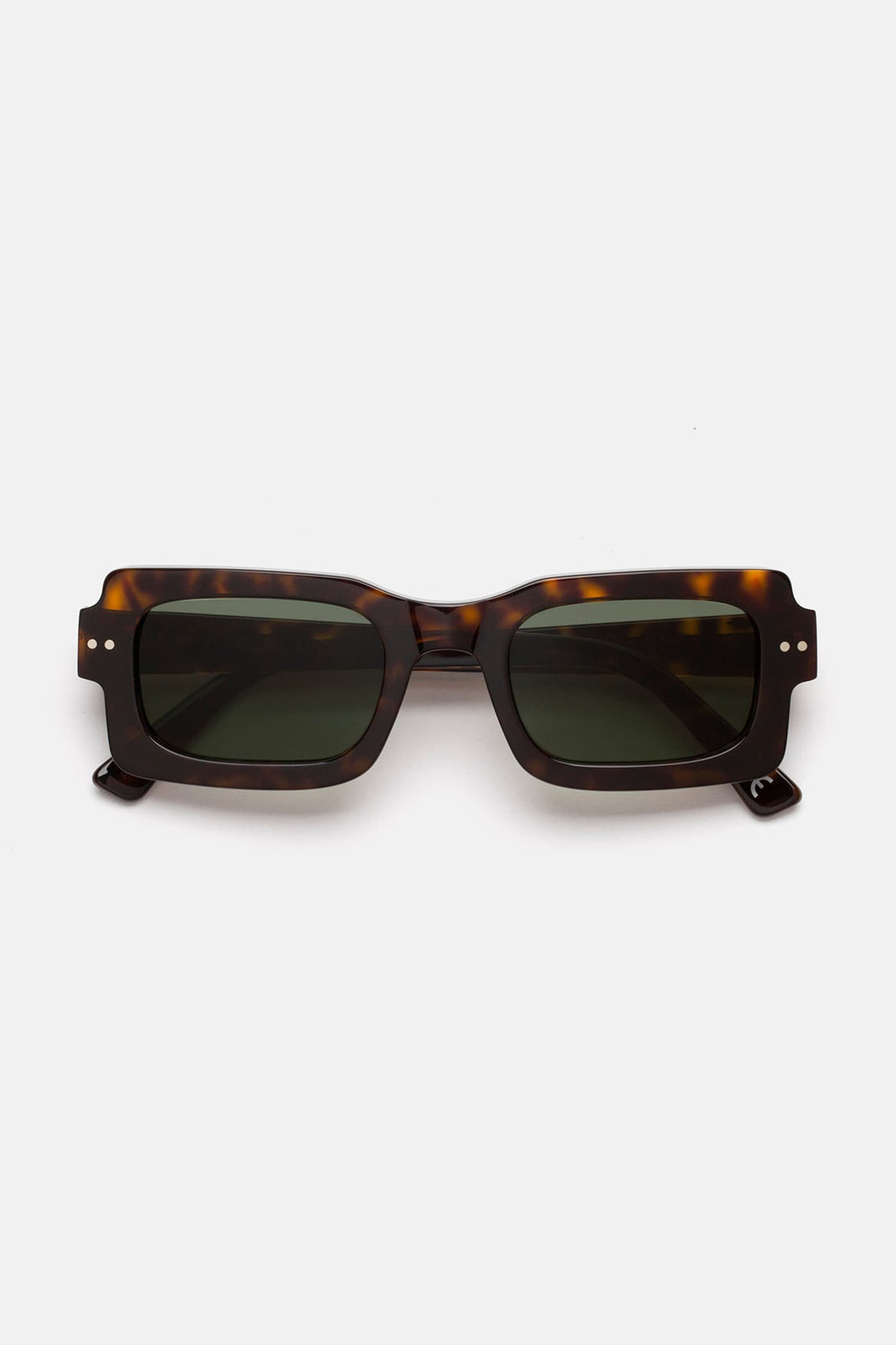 Marni rectangular havana sunglasses