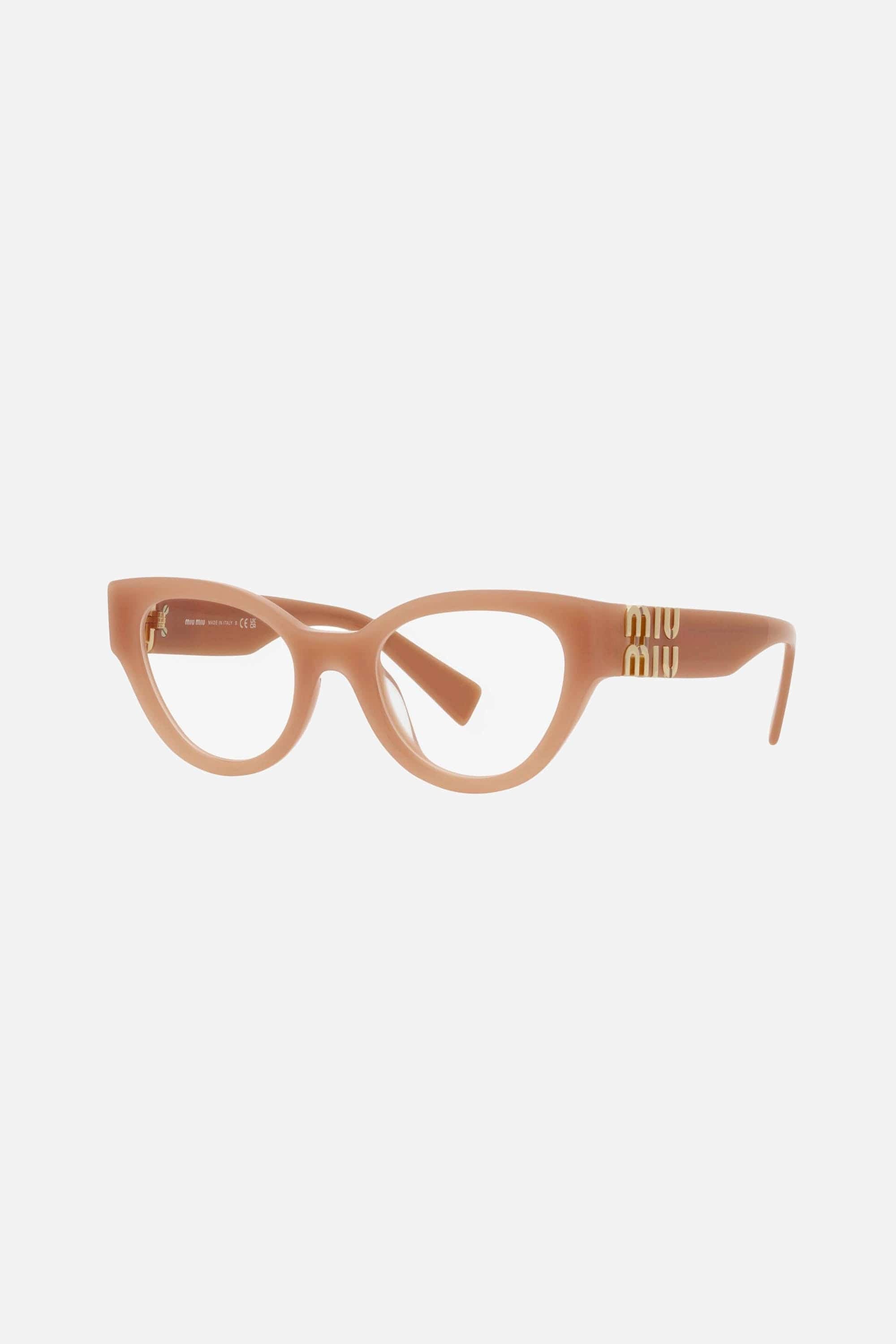 Miu Miu cat eye caramel frame