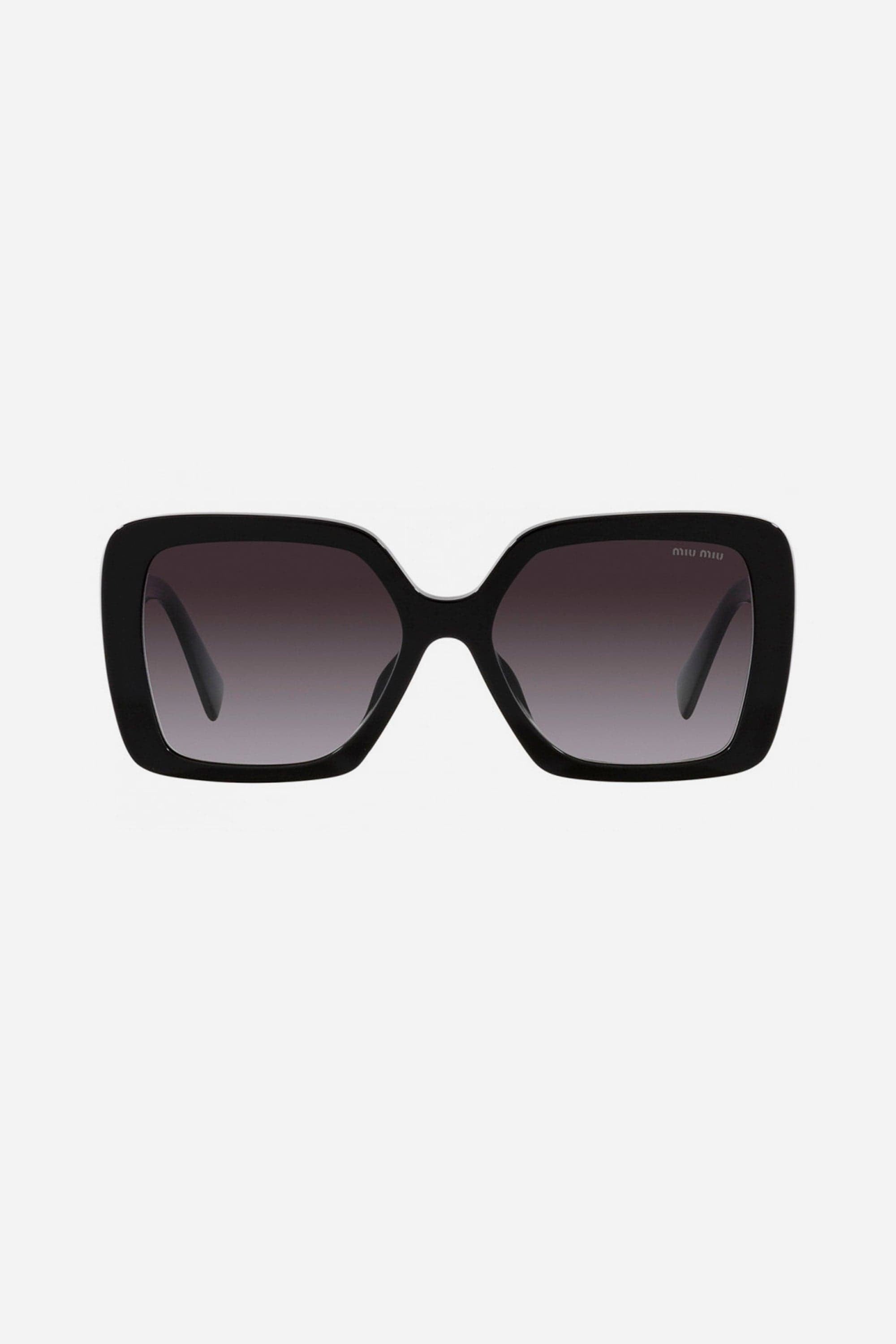 Miu Miu squared black sunglasses