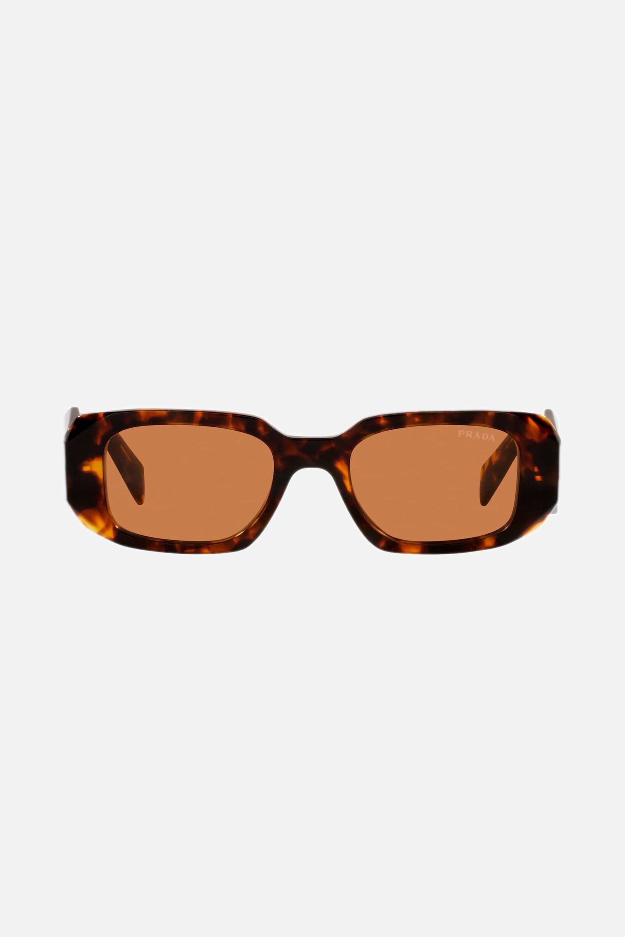 Prada symbol honey oval sunglasses