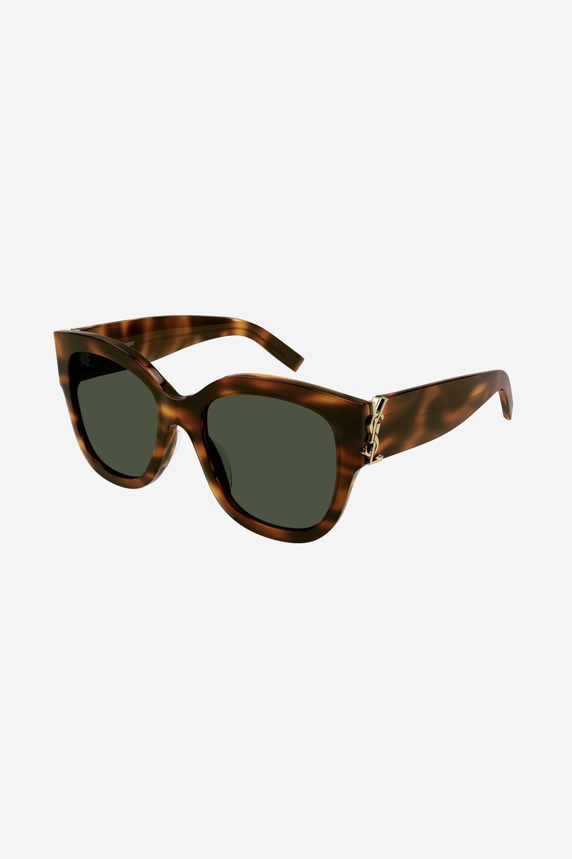 Saint Laurent SL M95 oversized havana cat eye sunglasses