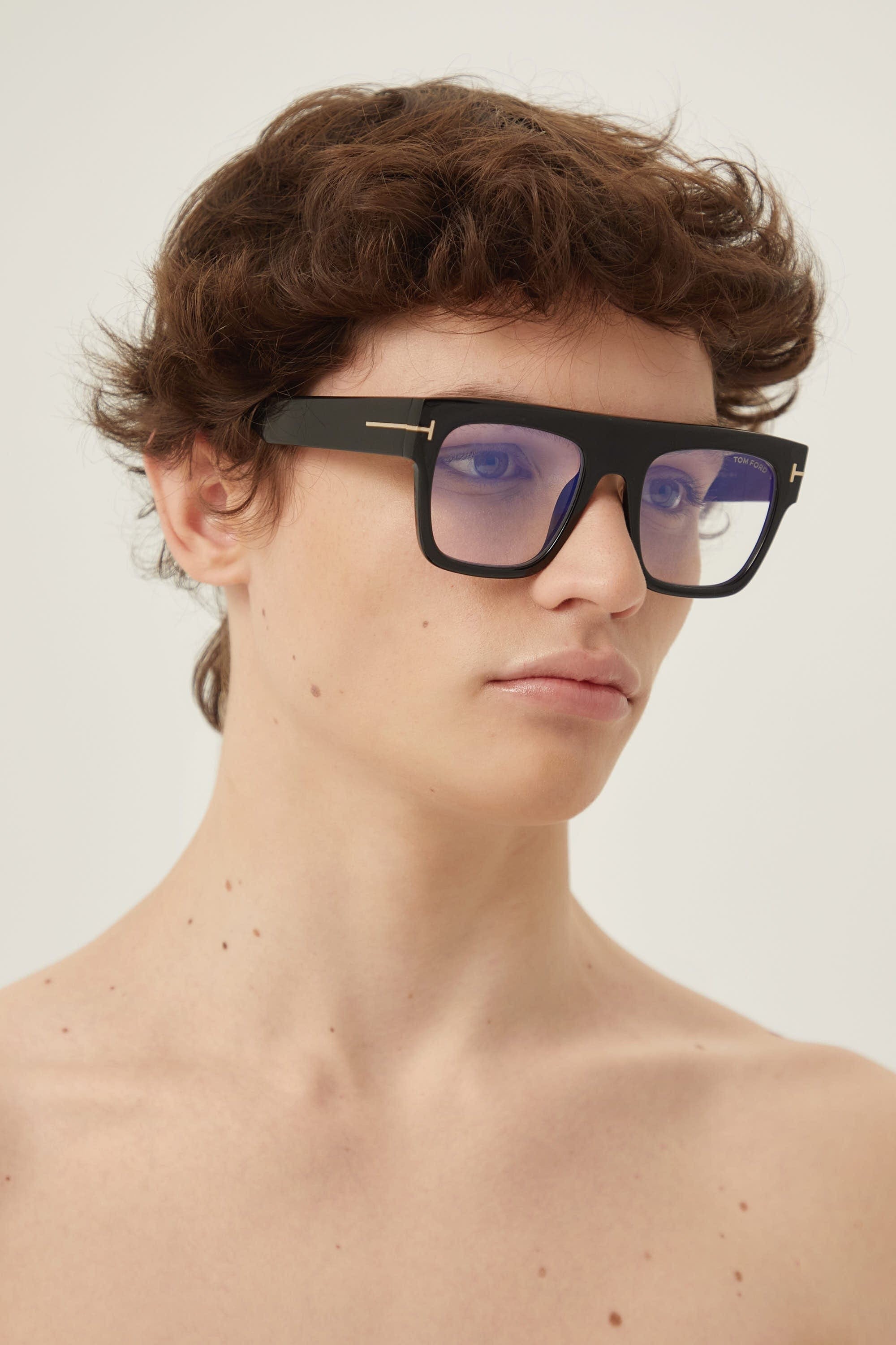 Tom Ford black squared glasses