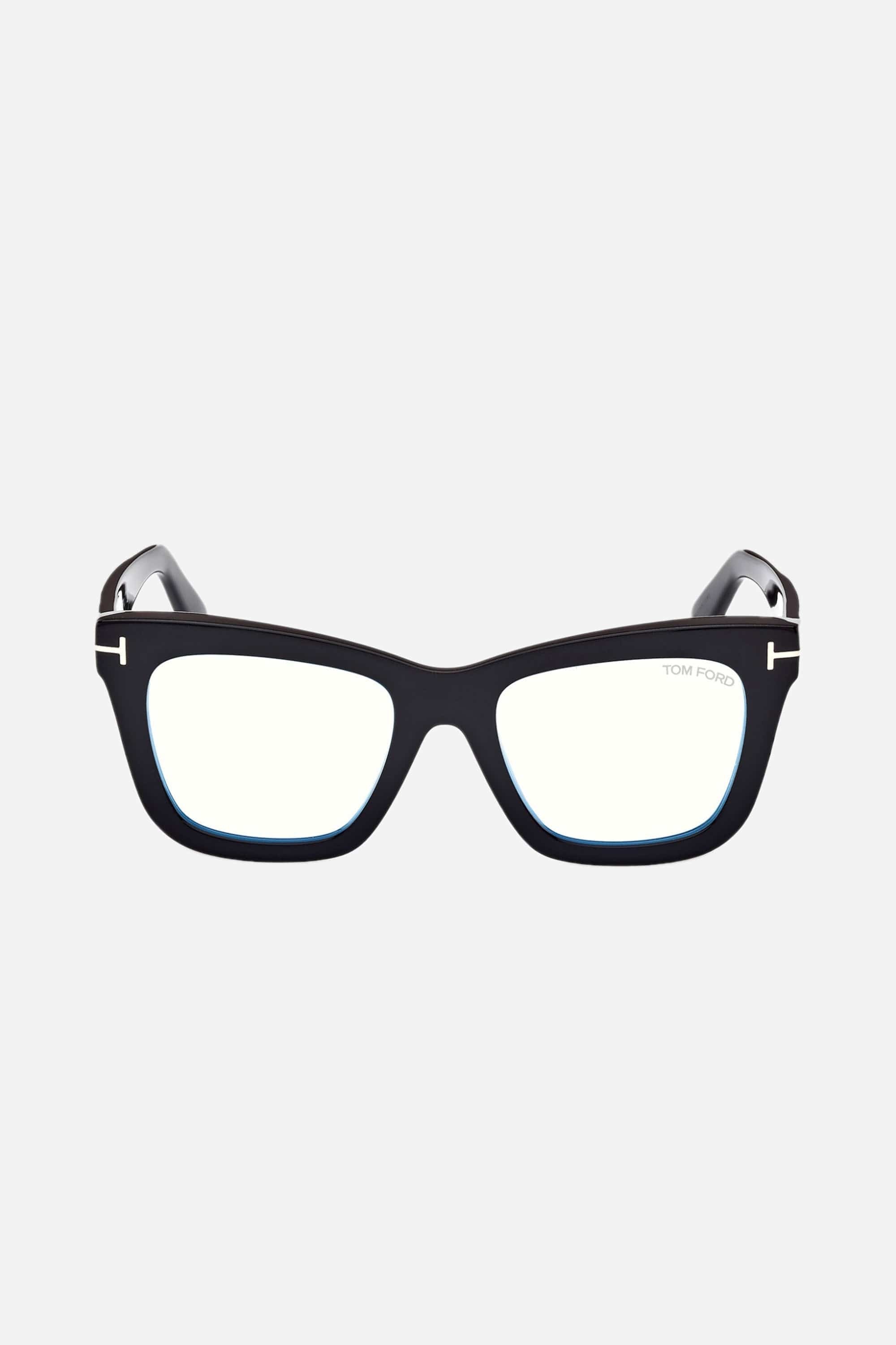 Tom Ford square frame in shiny black