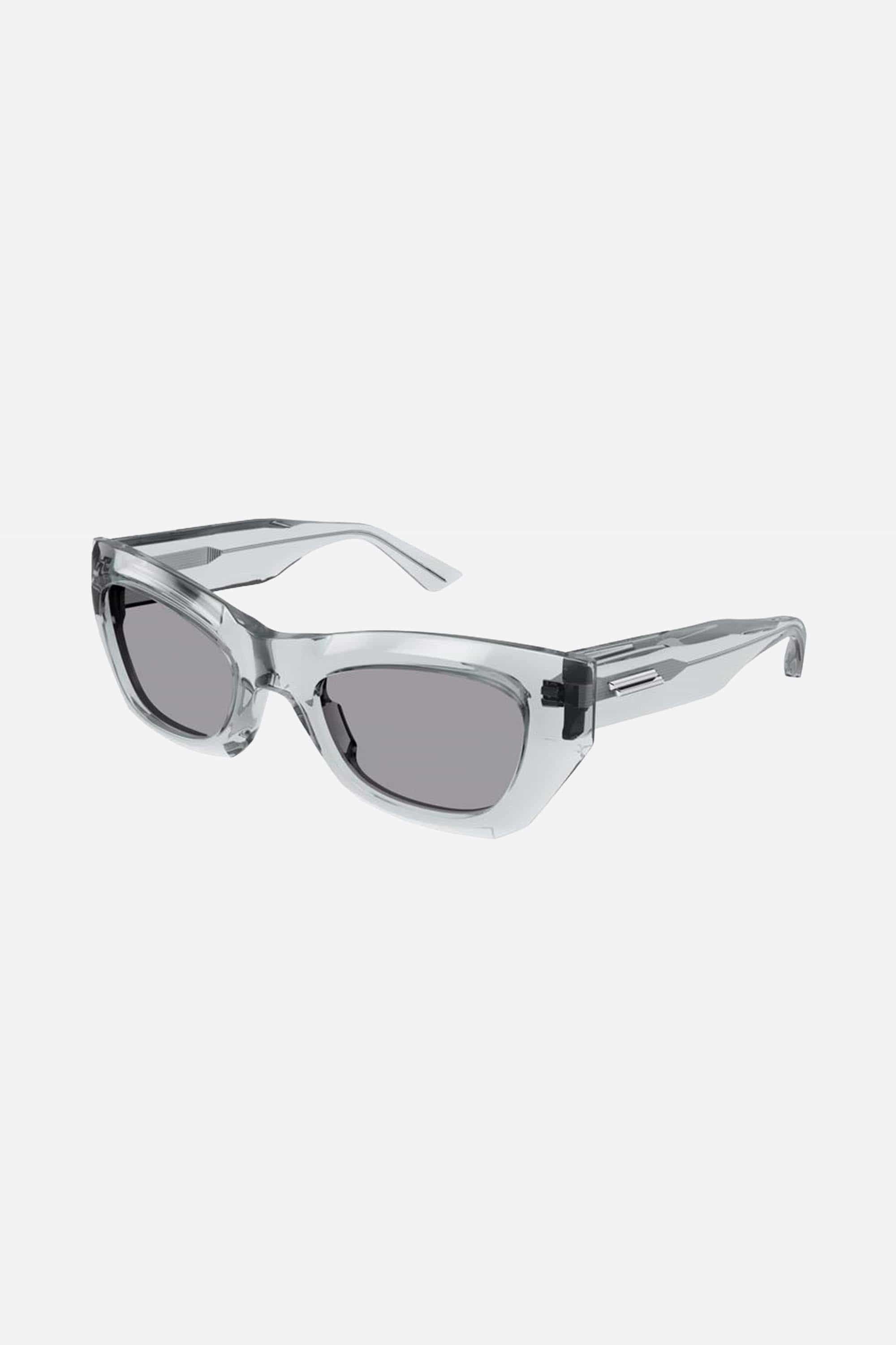 Bottega Veneta bold wrap crystal sunglasses