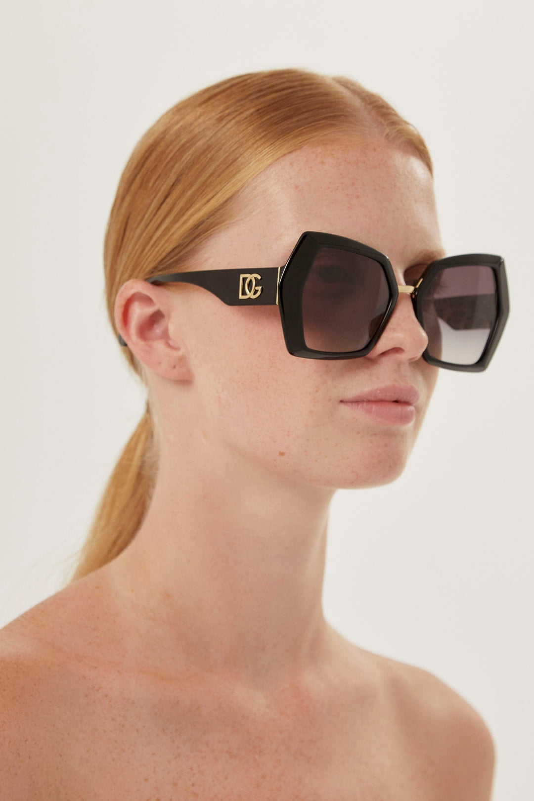 Dolce & Gabbana black butterfly sunglasses