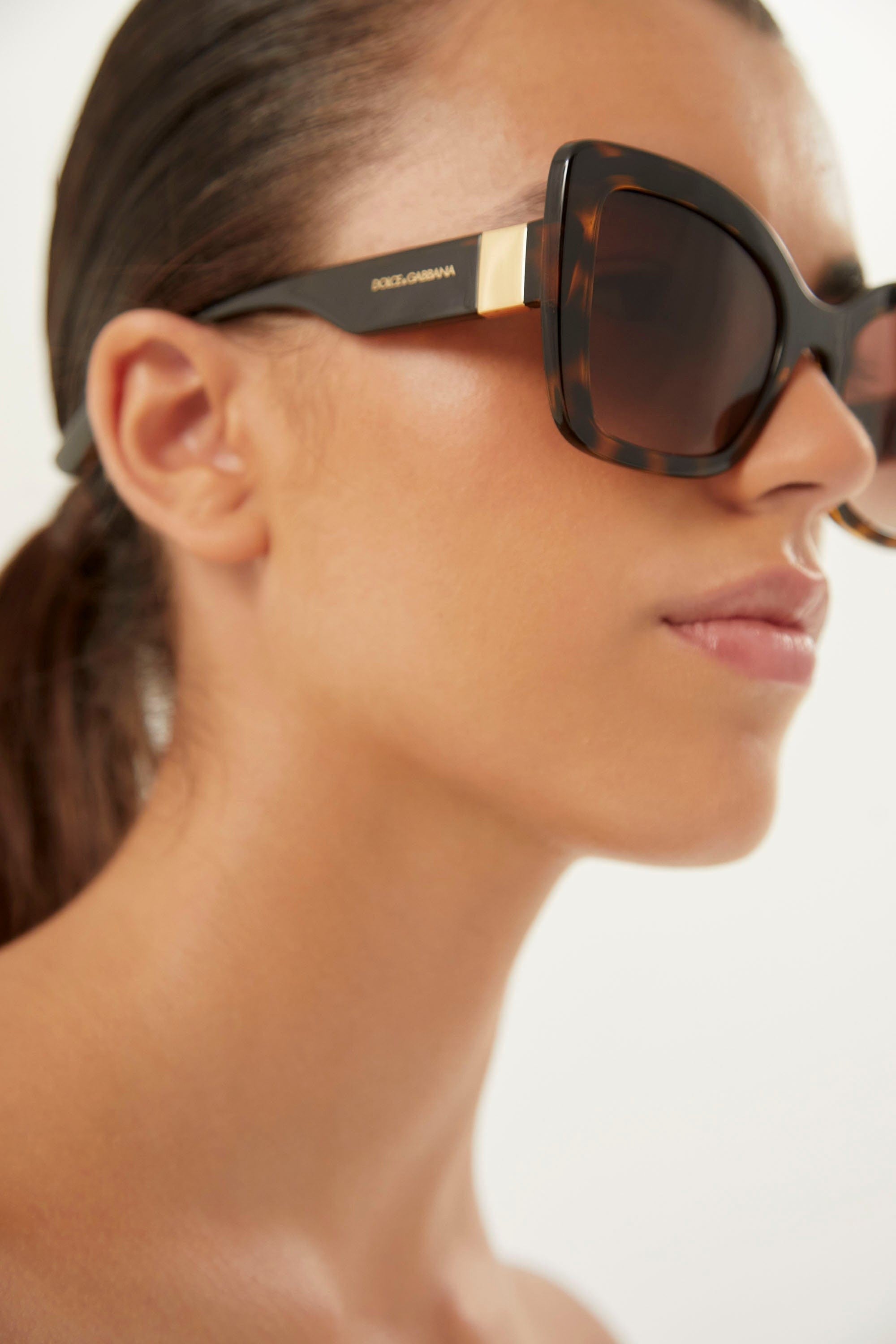 Dolce & Gabbana cat eye havana sunglasses