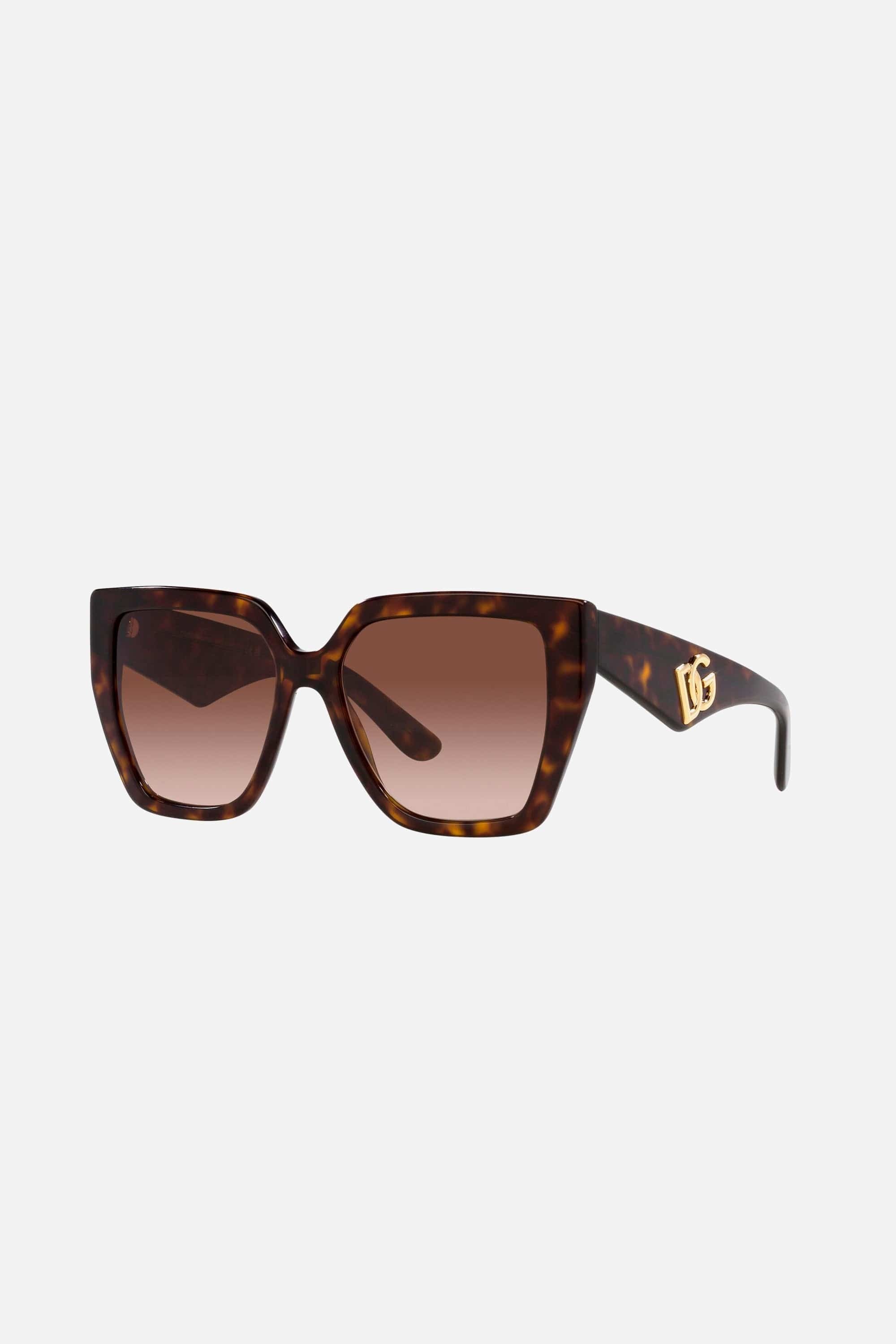 Dolce & Gabbana over havana cat-eye sunglasses