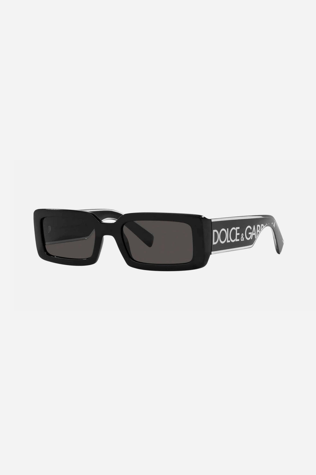 Dolce & Gabbana rectangular with white logo sunglasses