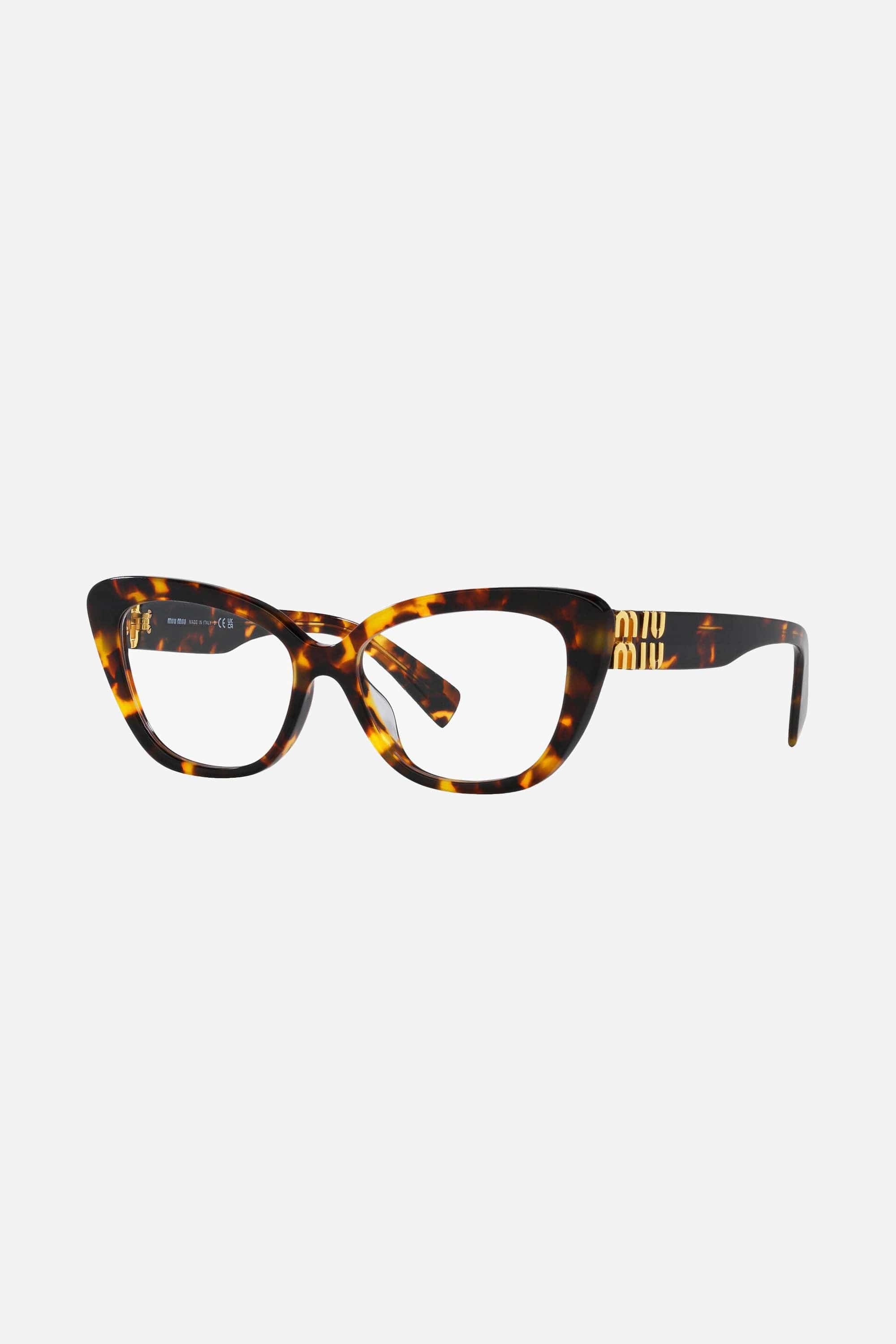 Miu Miu cat eye havana frame