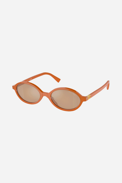 【Miu♡】 Miu Miu 54MM Logo-Accented Oval Sunglasses | Saks Fifth Avenue