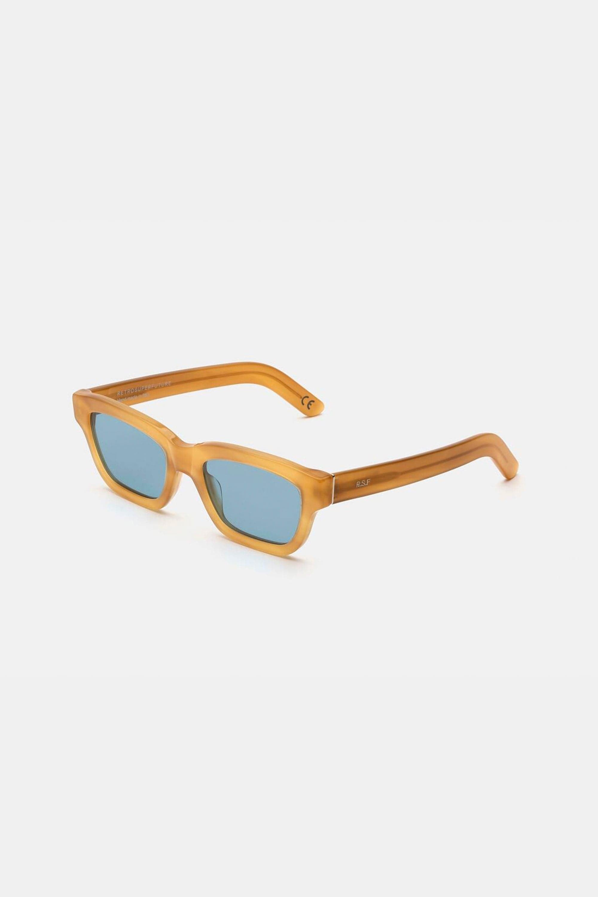 Retrosuperfuture Milano 3627 rectangular yellow sunglasses