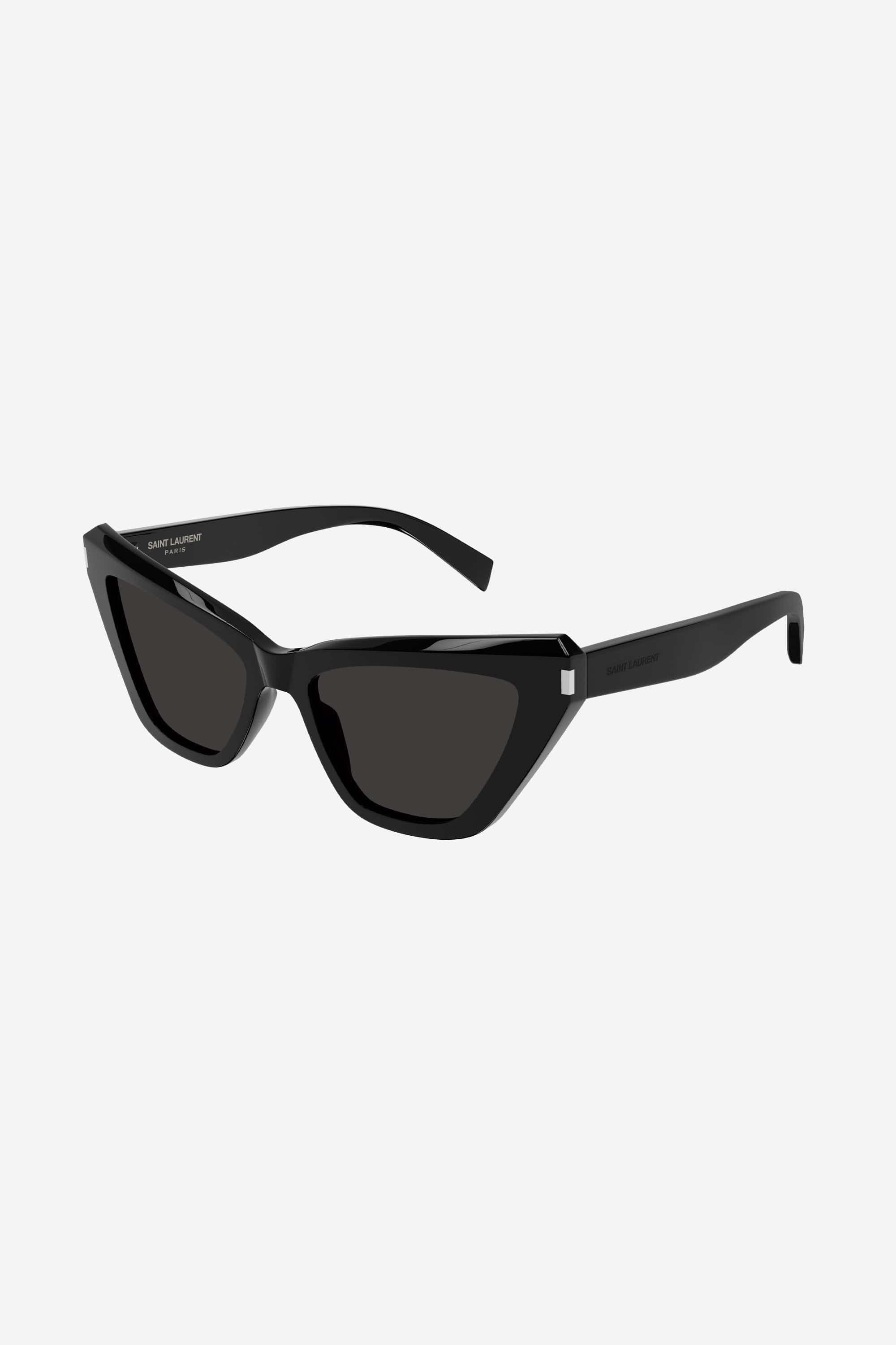 Saint Laurent extreme black cat eye sunglasses