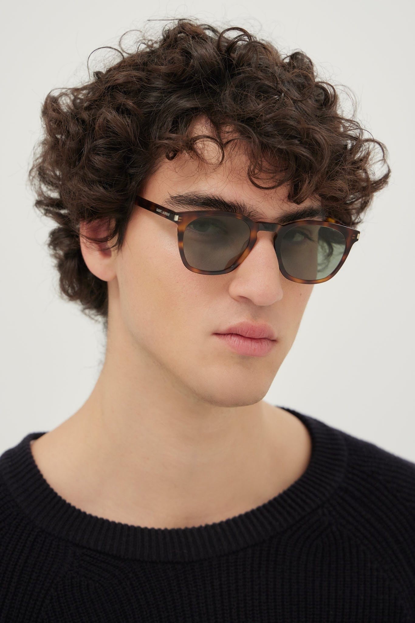 Saint Laurent unisex havana sunglasses