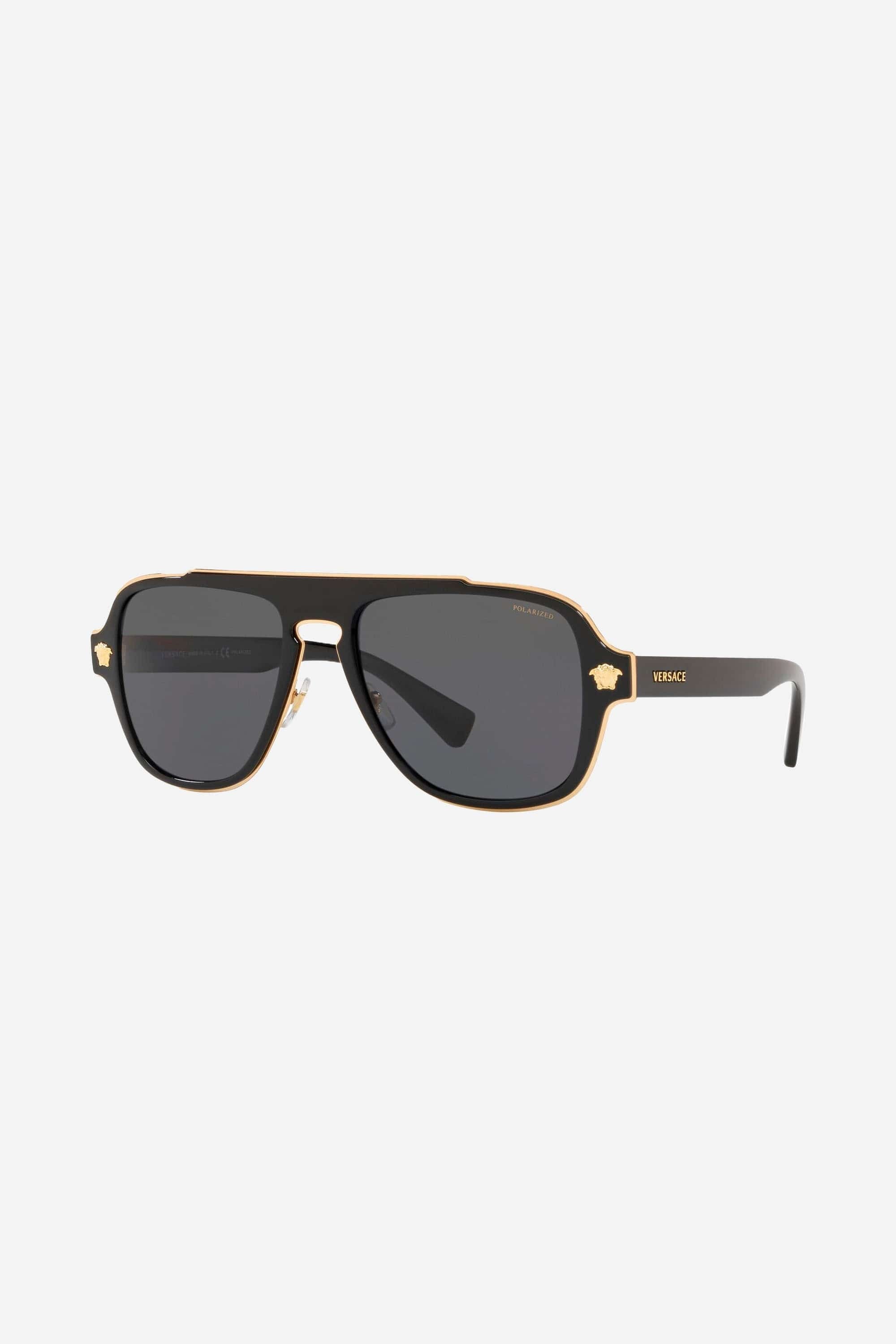 Versace caravan sunglasses with gold details