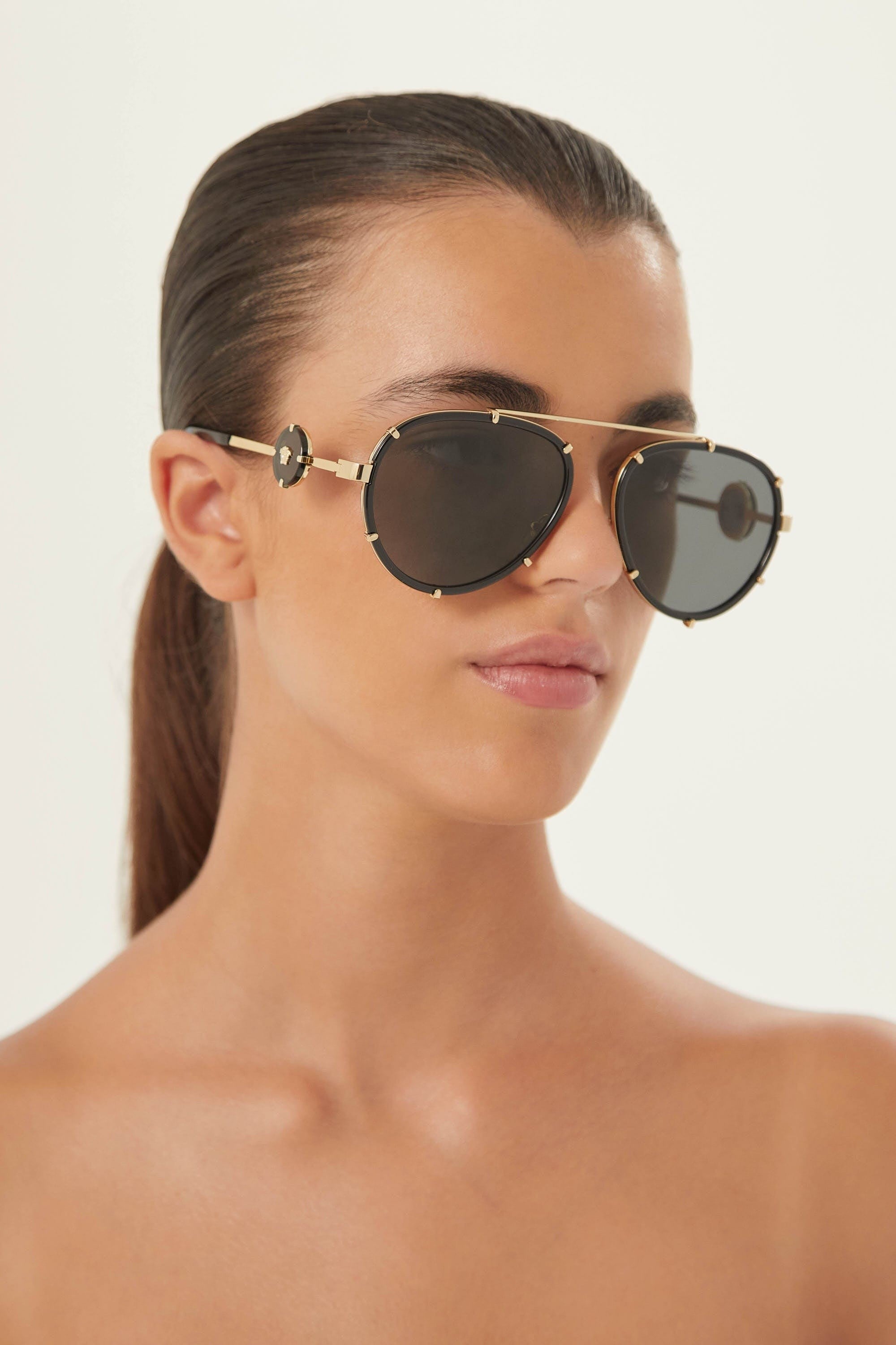 Versace pilot sunglasses