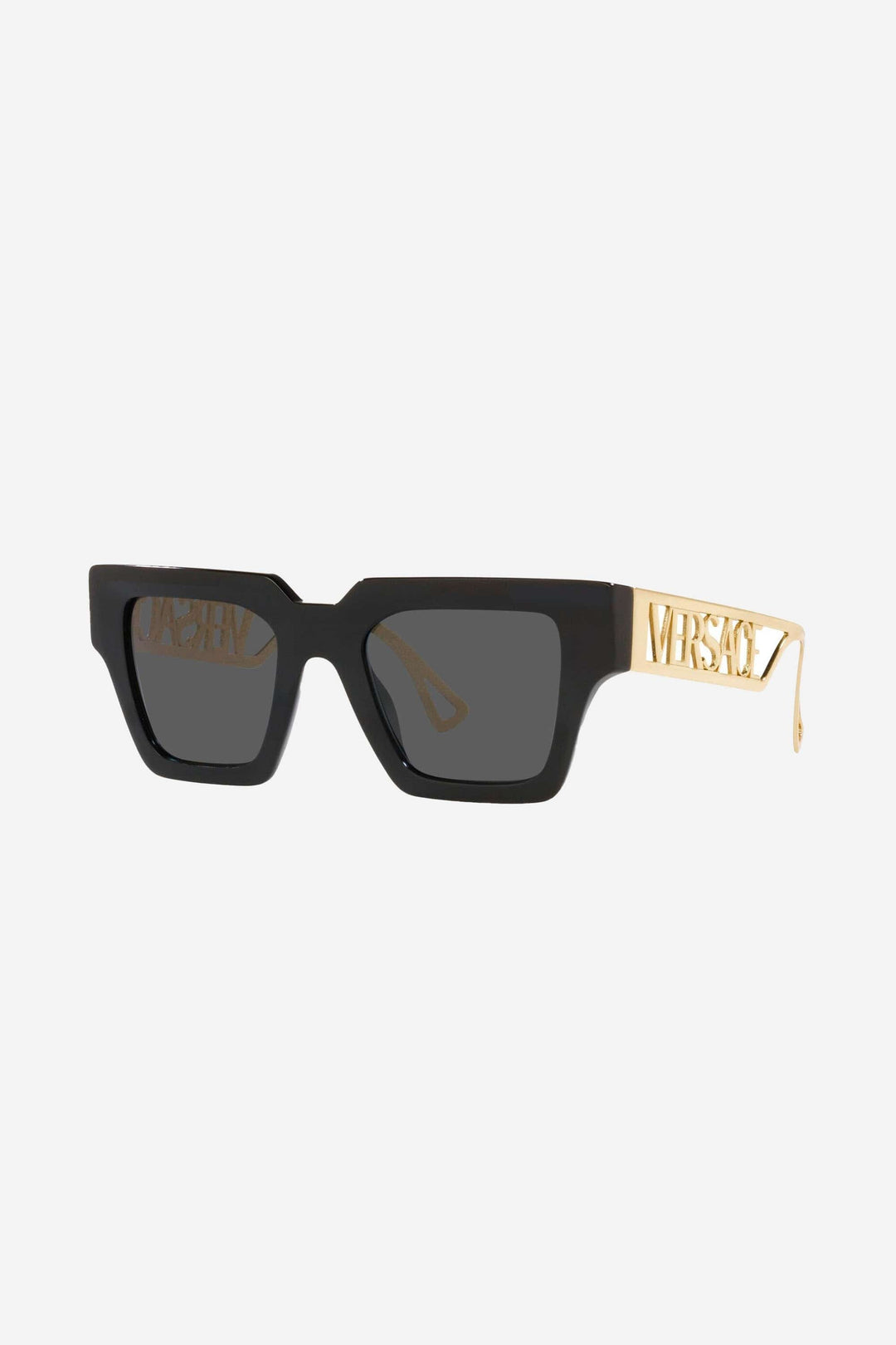 Versace squared combi black acetate sunglasses