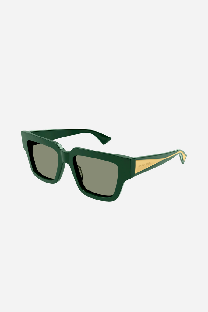 サングラス BOTTEGA VENETA Woman Sunglasses Green BV1278SA 003 Bottega Veneta BV1278SA 003 Sunglasses Women's Green/Crystal