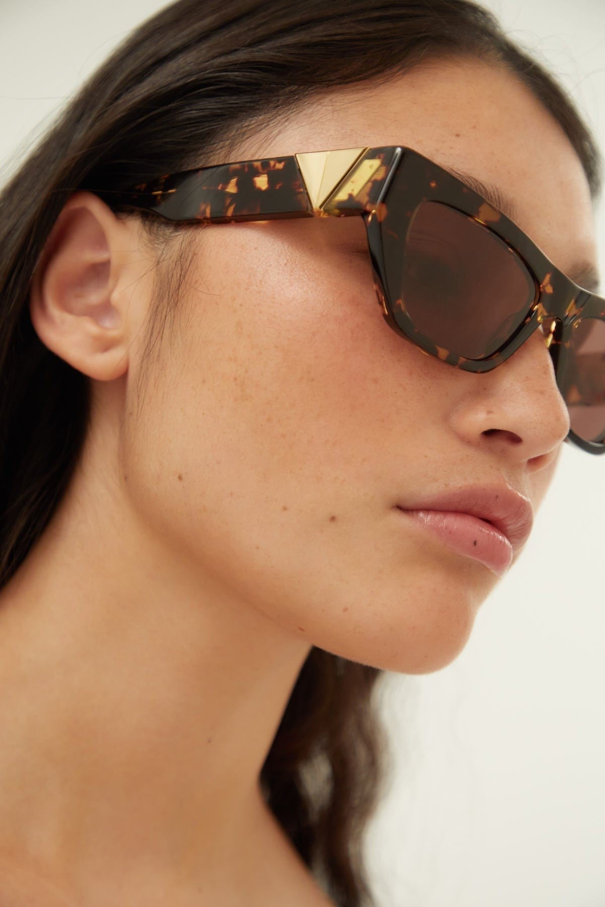 Bottega Veneta havana cat eye sunglasses