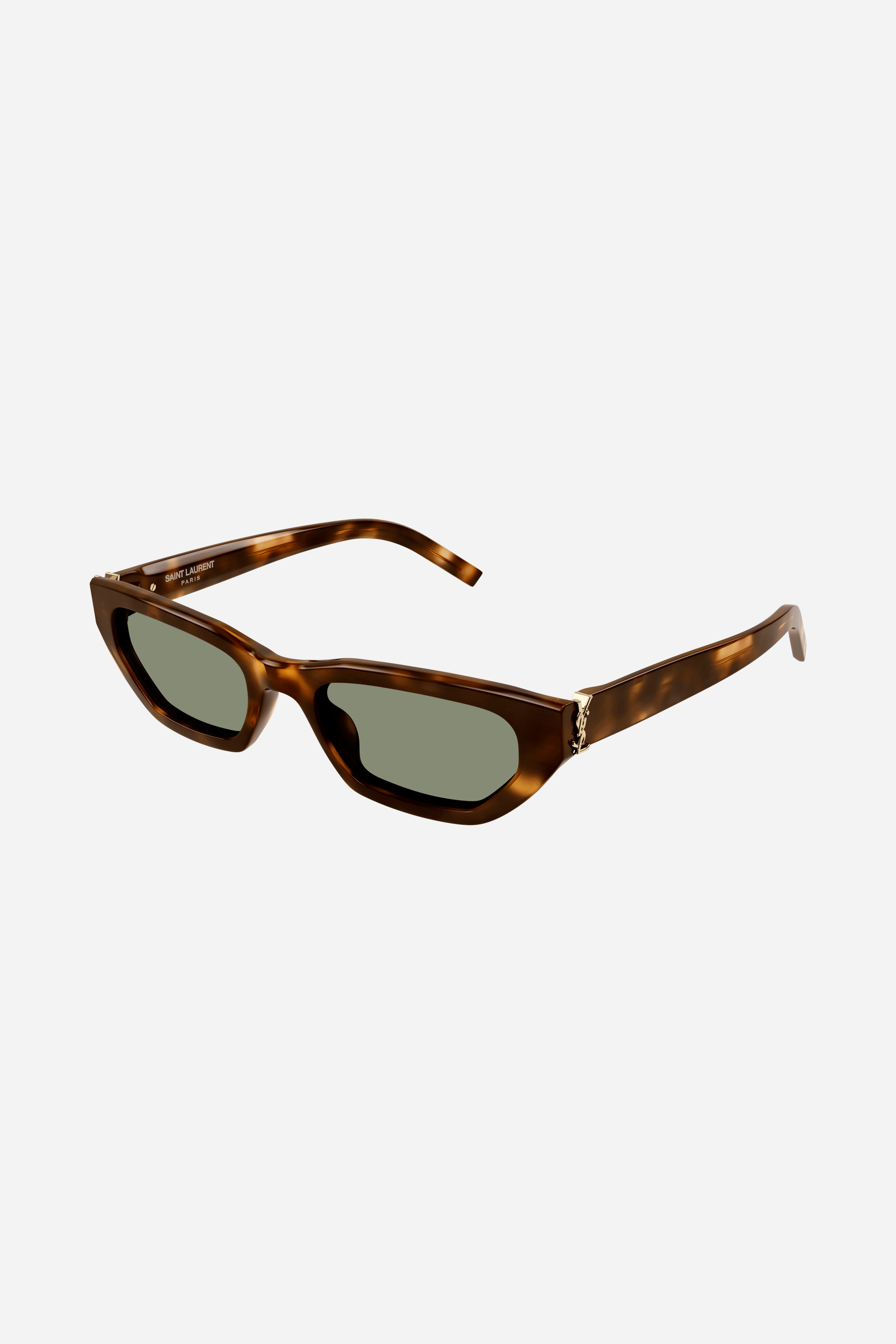 Saint Laurent  havana shade featuring YSL logo