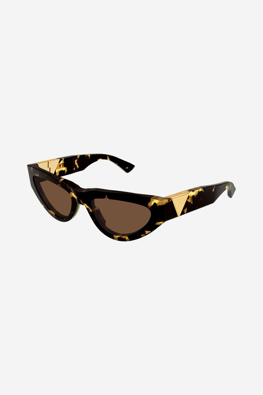 Bottega Veneta havana soft cat eye sunglasses