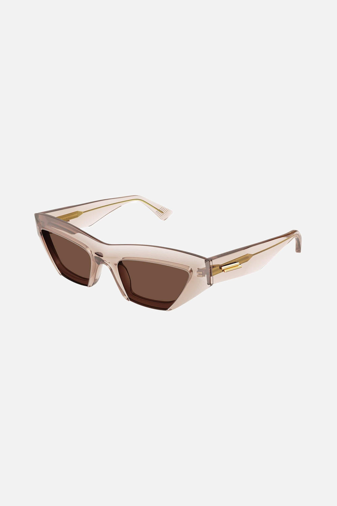 Bottega Veneta nude micro cat eye sunglasses