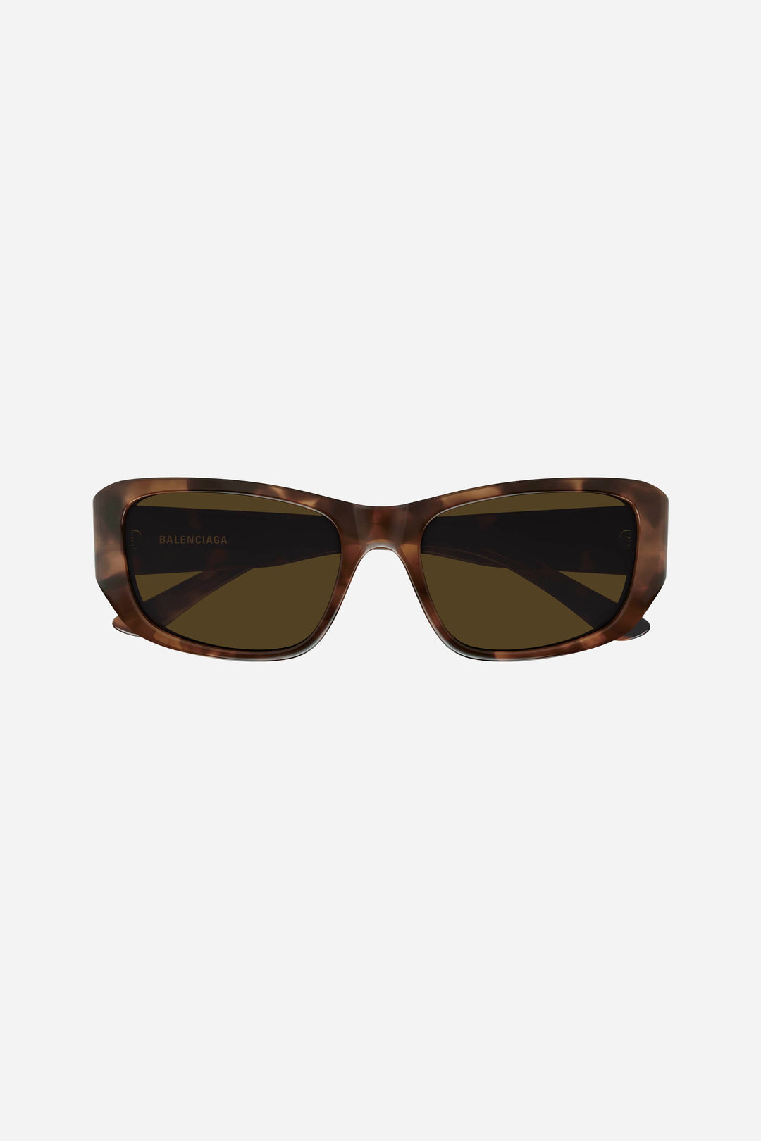 Unisex dark havana sunglasses with brown lense