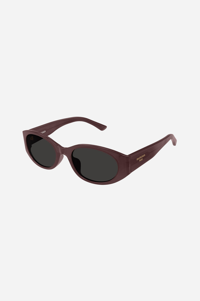 サングラス BALENCIAGA Woman Sunglasses Violet BB0396SK 004 Violet oval Balenciaga sunglasses with grey lense – Eyewear Club