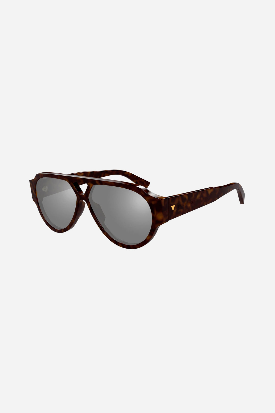 Havana brown pilot sunglasses with grey lense