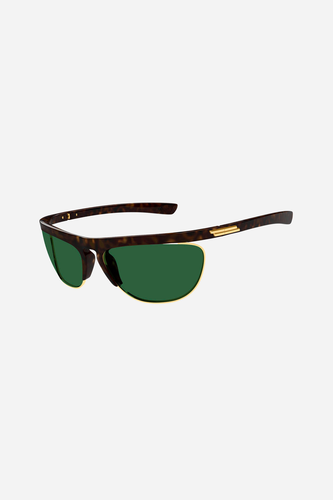 Brown and green squared Bottega Veneta sunglasses