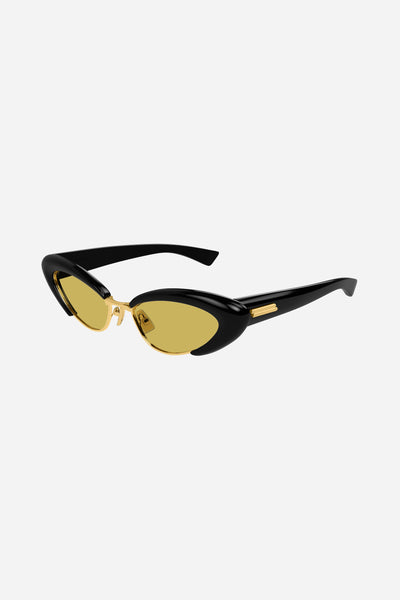 サングラス BOTTEGA VENETA Bottega Veneta - BV1387S - 001 (BV1387S 001) Bottega Veneta BV1387S 001 - Black Sunglasses for Woman