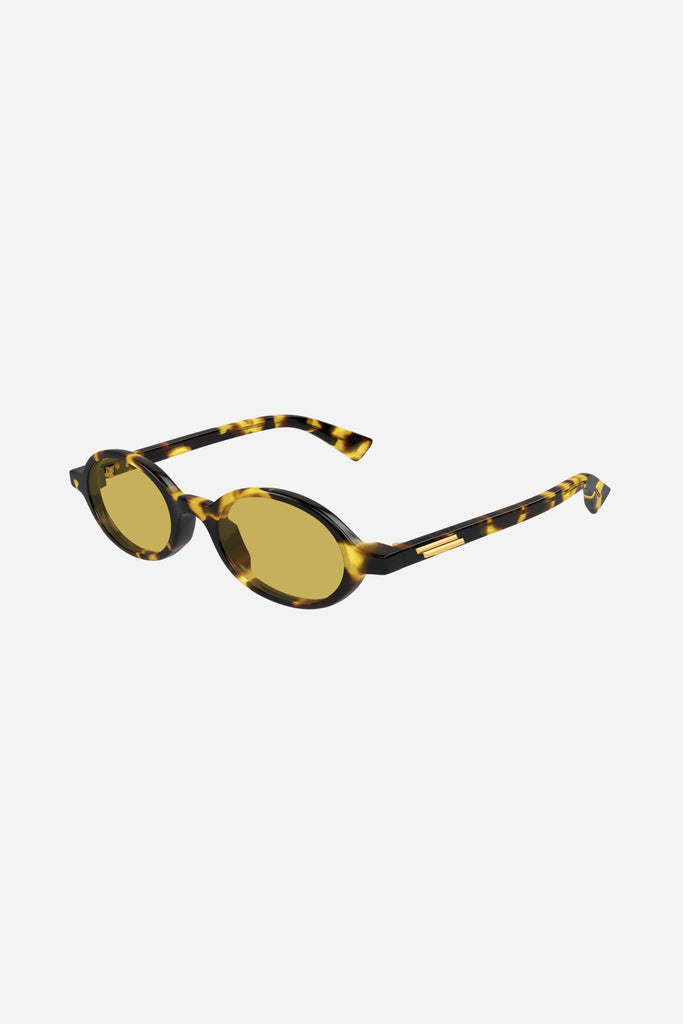 サングラス BOTTEGA VENETA Bottega Veneta - BV1388S - 002 (BV1388S 002) BV1388S Bottega Veneta Panthos Sunglasses 002 Spotted Havana