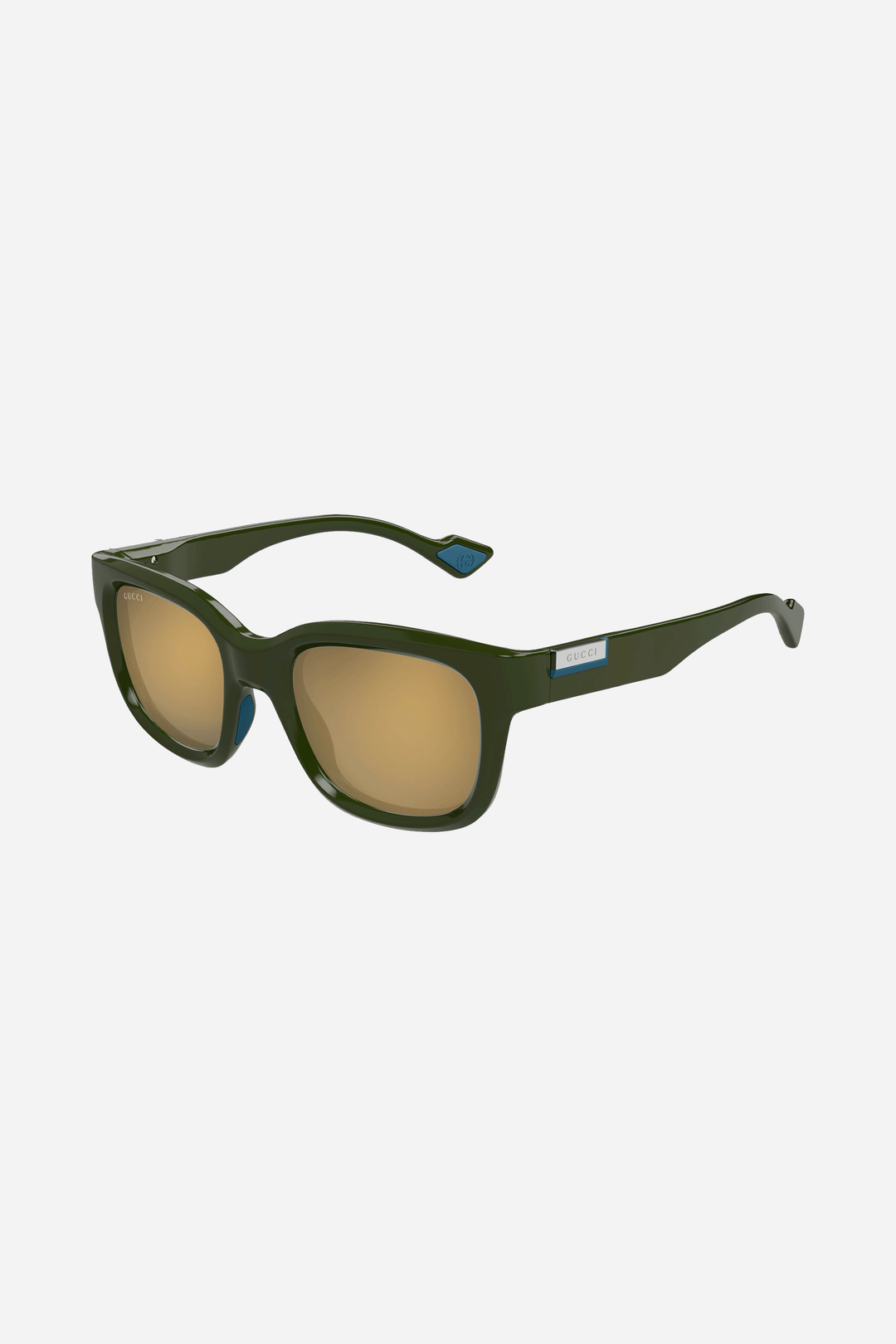 Green and gold Gucci sunglasses