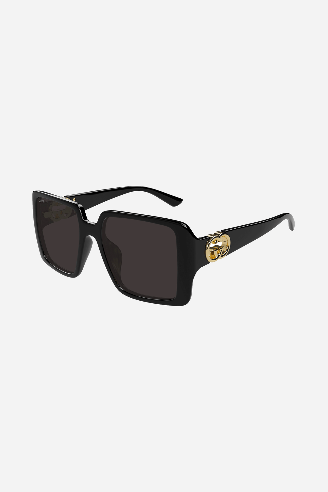 Black oversized Gucci sunglasses