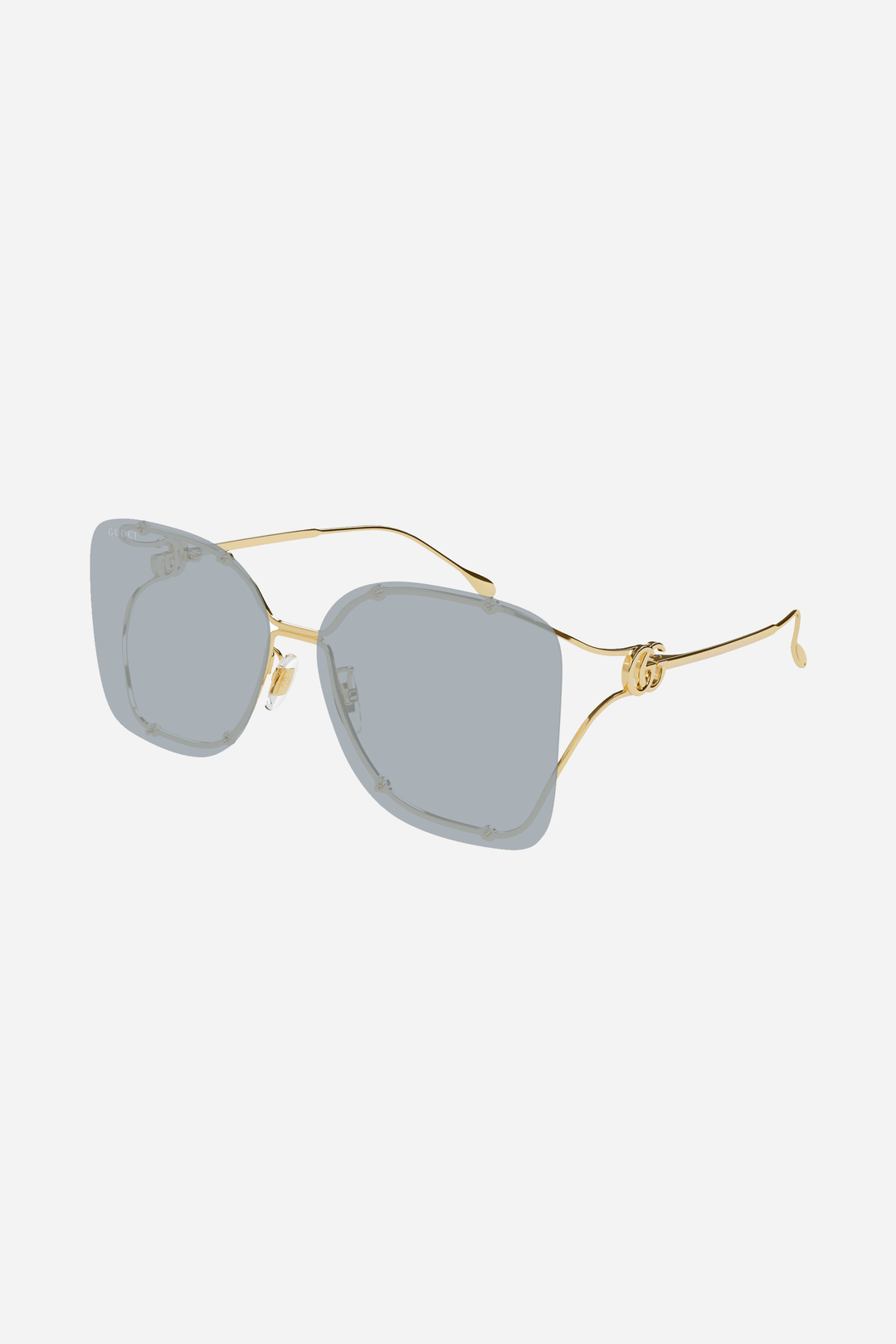 Blue and gold unisex metalic Gucci sunglasses