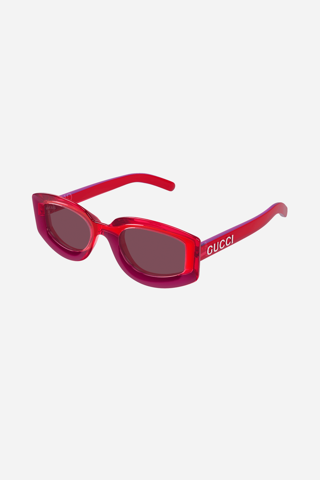 Red oval gucci sunglasses